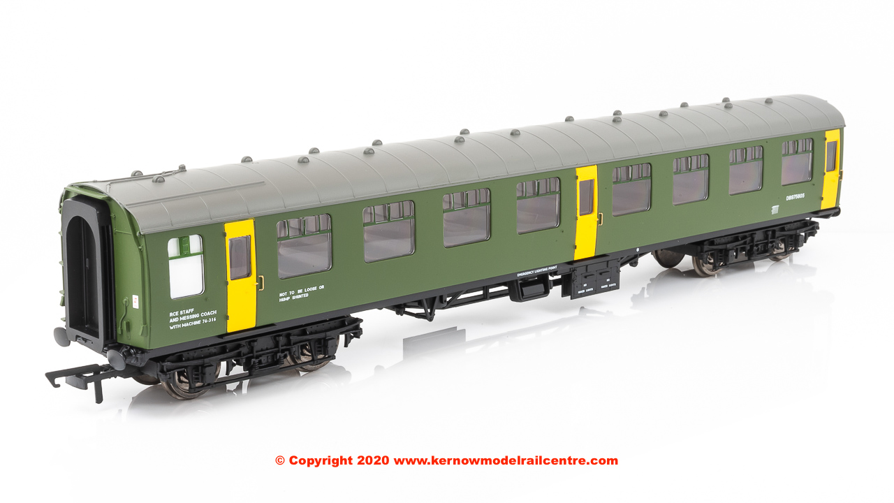 R40006 Hornby ex-Mk1 SK Ballast Cleaner Train Staff Coach number DB 975805 in BR Departmental livery